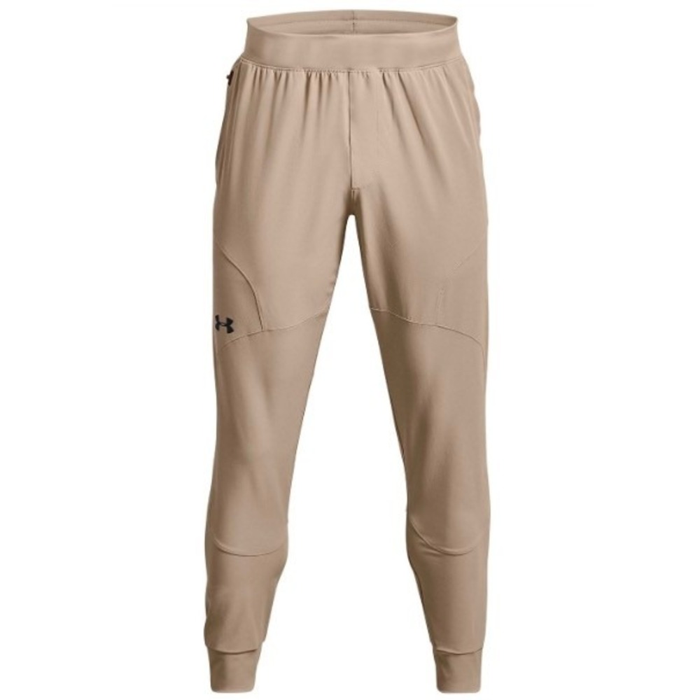Under Armour Joggers Womens M Unstoppable Tapered Pants Tan New